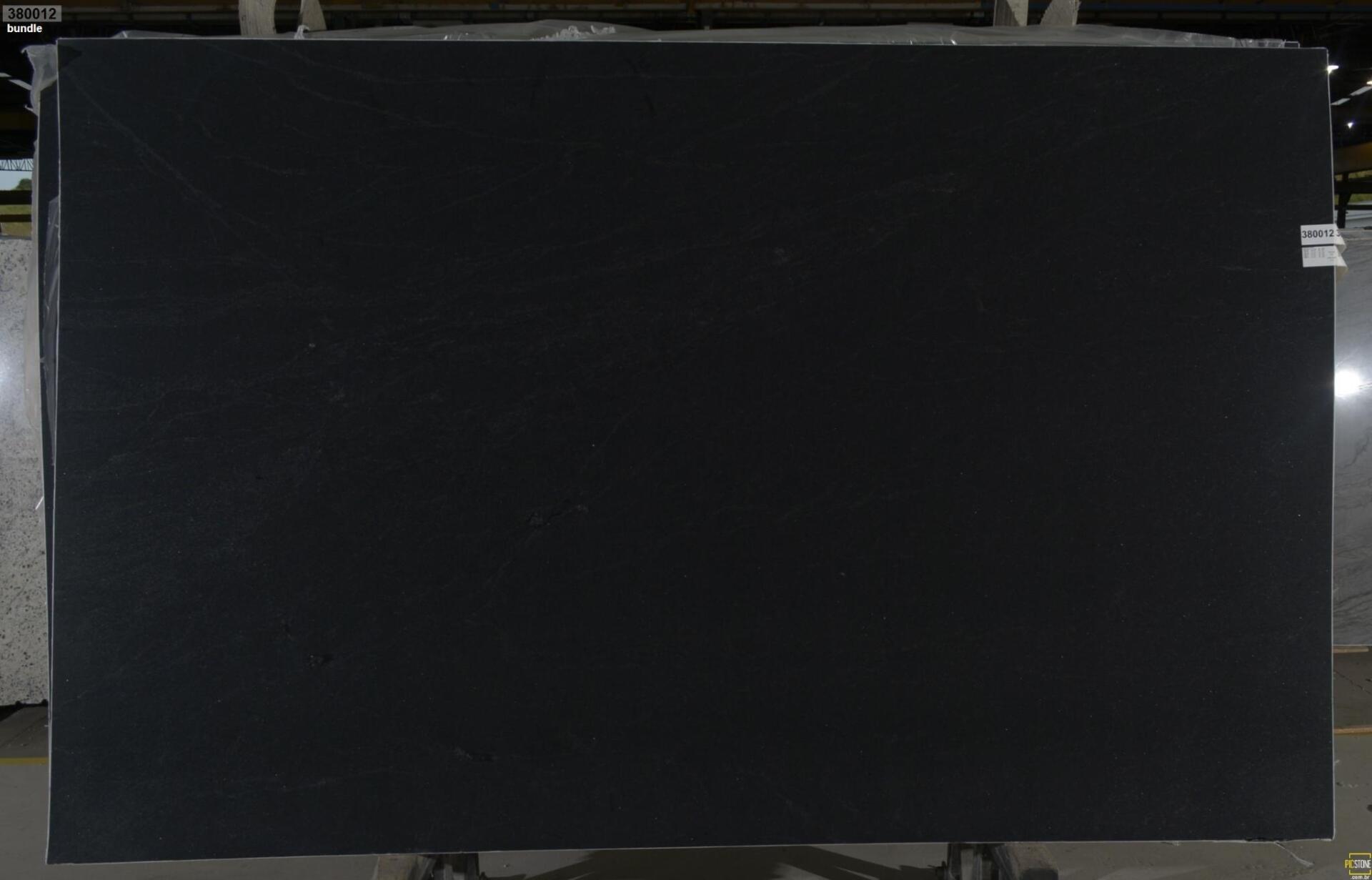 Ebony/Negresco Leather Finish 3cm Slab