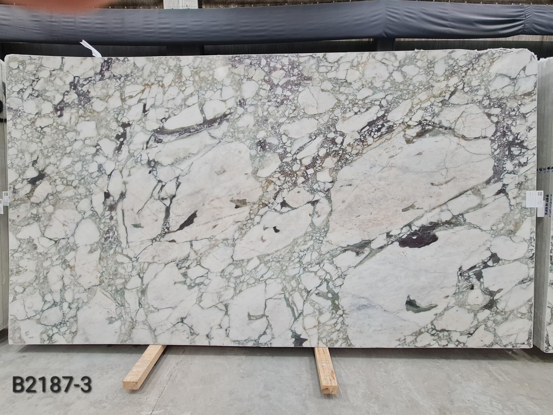 Calacatta Monet Viola Honed 2CM Slab