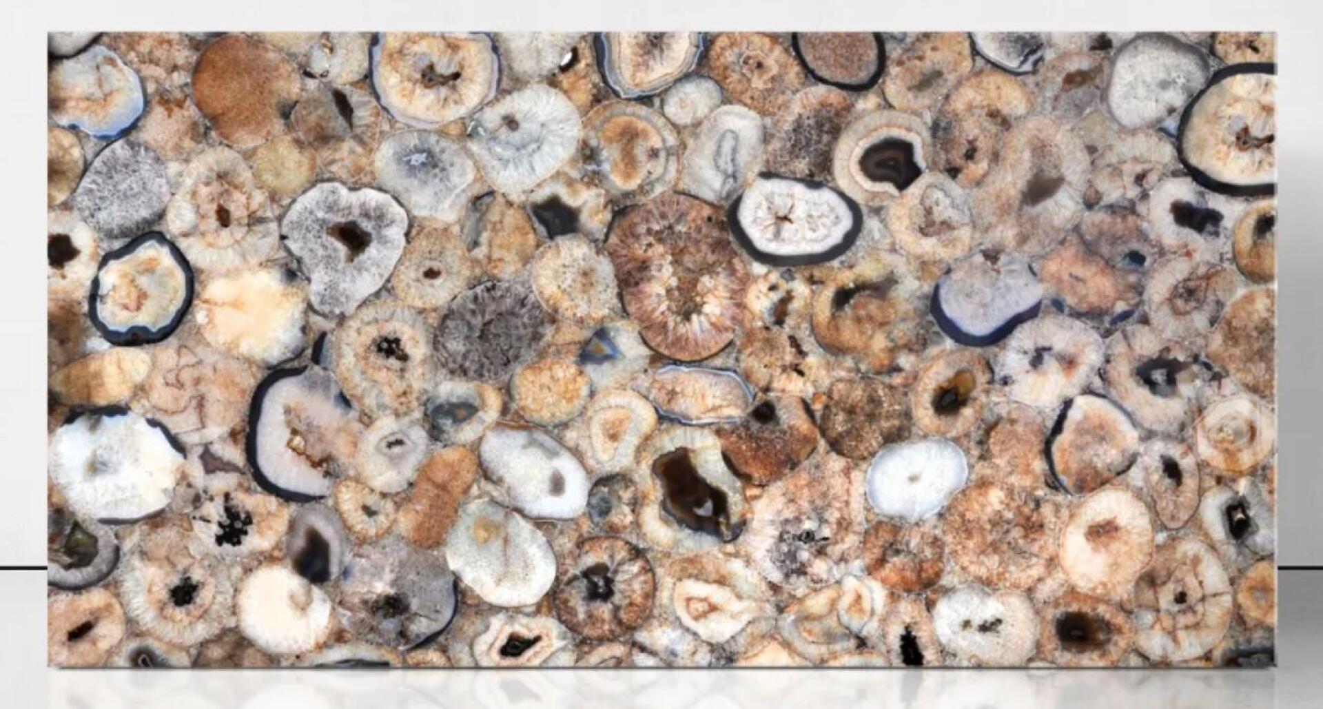 Chocolate Giant Agate 2cm Slab