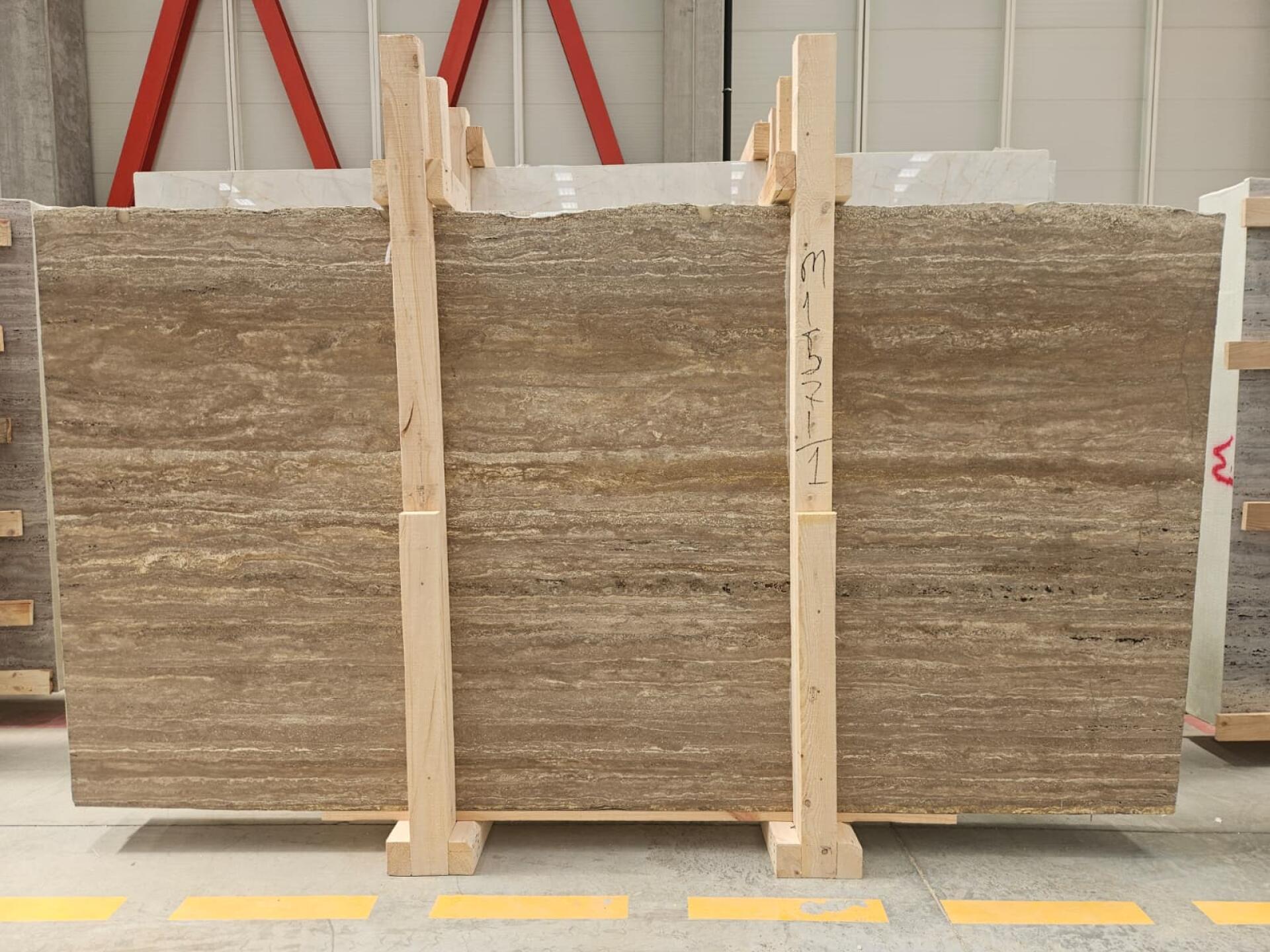 Titanium Travertine Slab