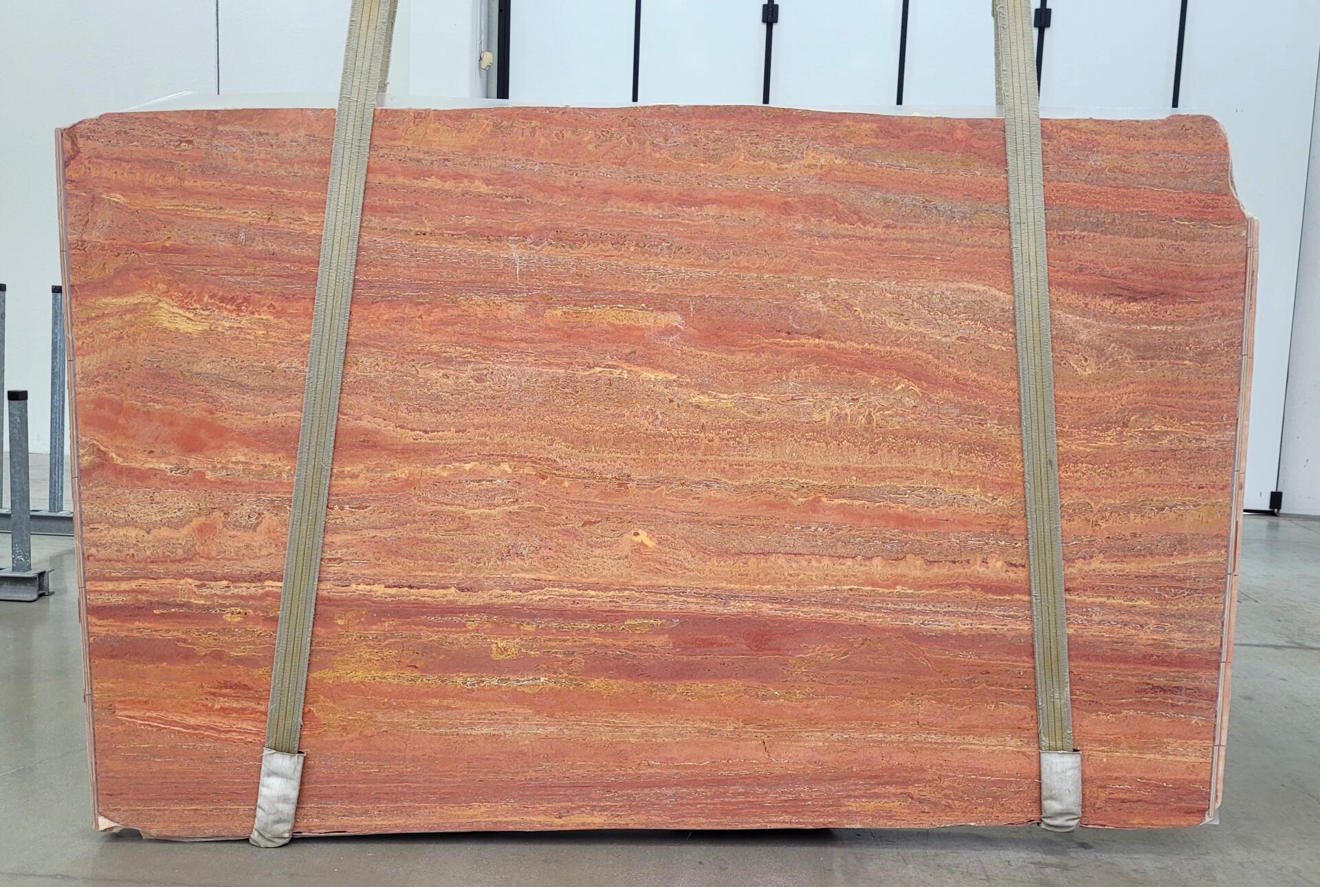 Travertino Rosso Honed 2Cm Slab