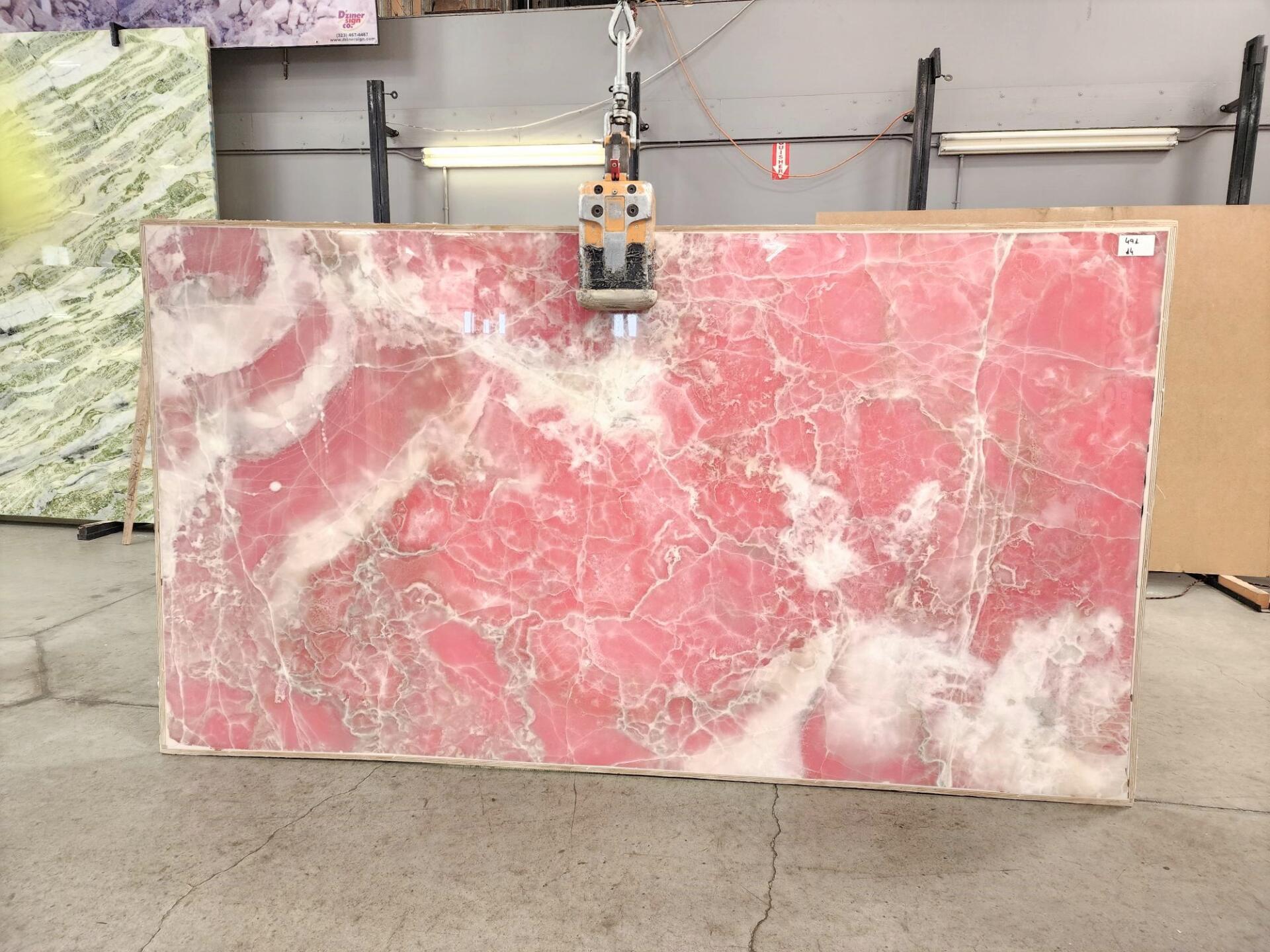 Pink Onyx Polished 2cm Slab