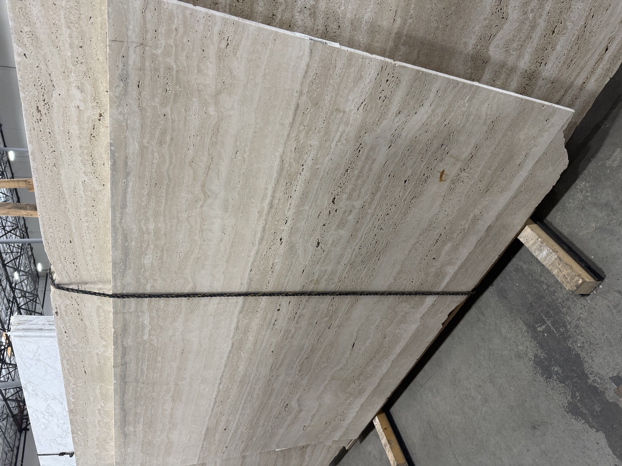 Roman Travertine Light Honed/Unfilled 2cm Slab