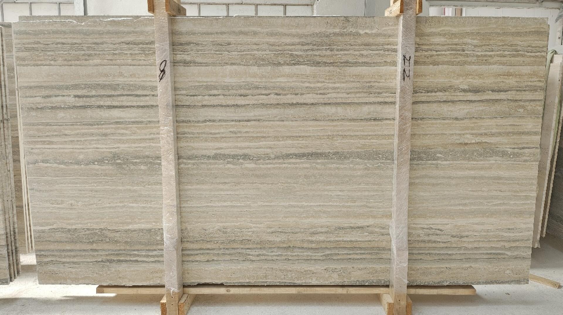 Silver Travertine Slab