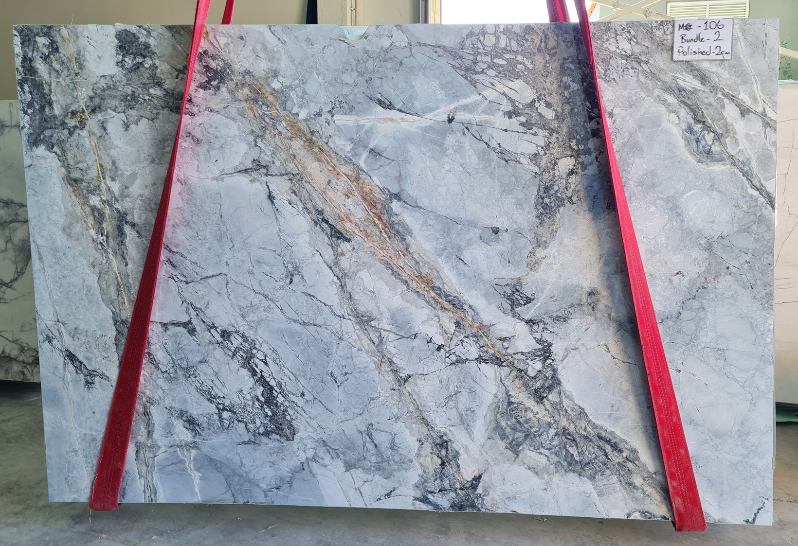 Invisible Grey Polished 2cm Slab