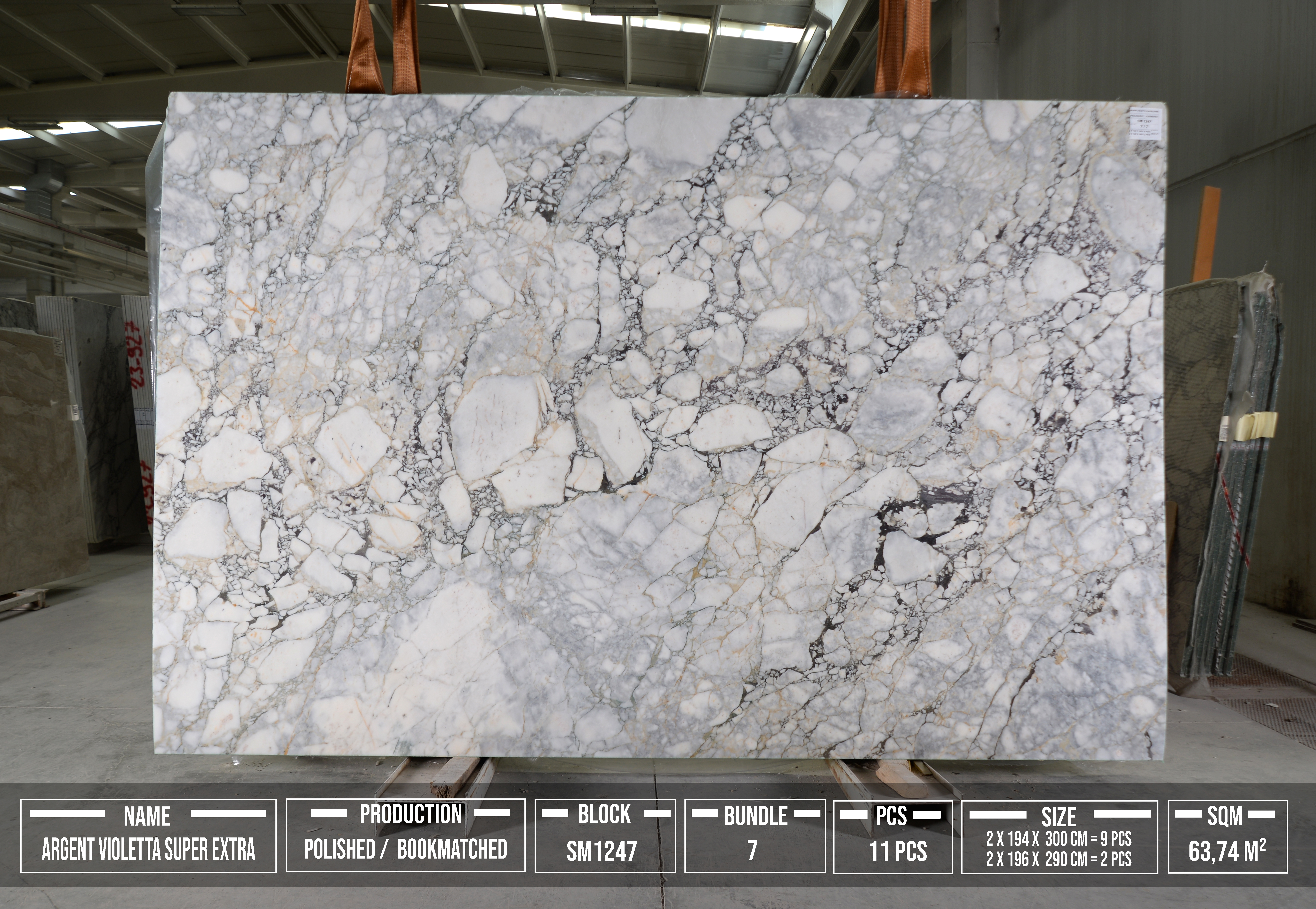Calacatta Monet 2cm Slab