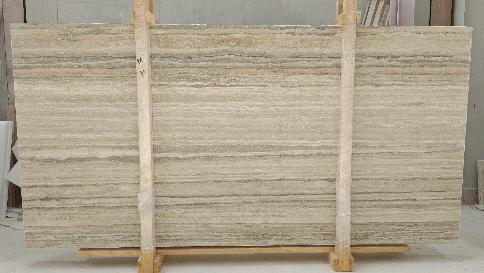 Silver Travertine Slab