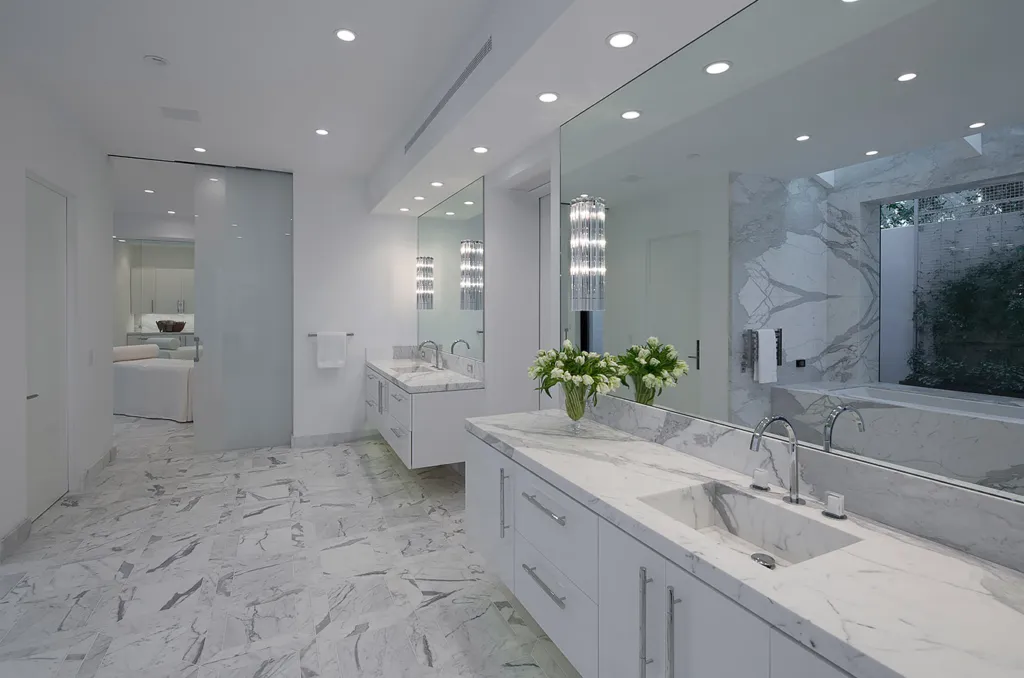 White Marble Bathroom by Modul marble