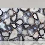 Giant blue Agatona slab