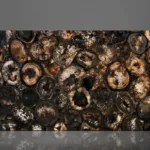 Dark brown giant agate atena slab
