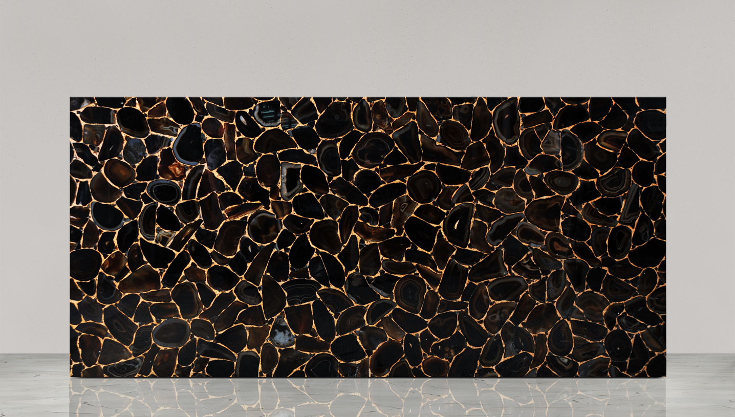 Agate Black Diamond