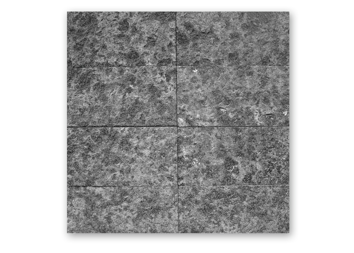 Black Basalt Tile - Flamed