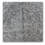 Black Basalt Tile - Flamed Brushed