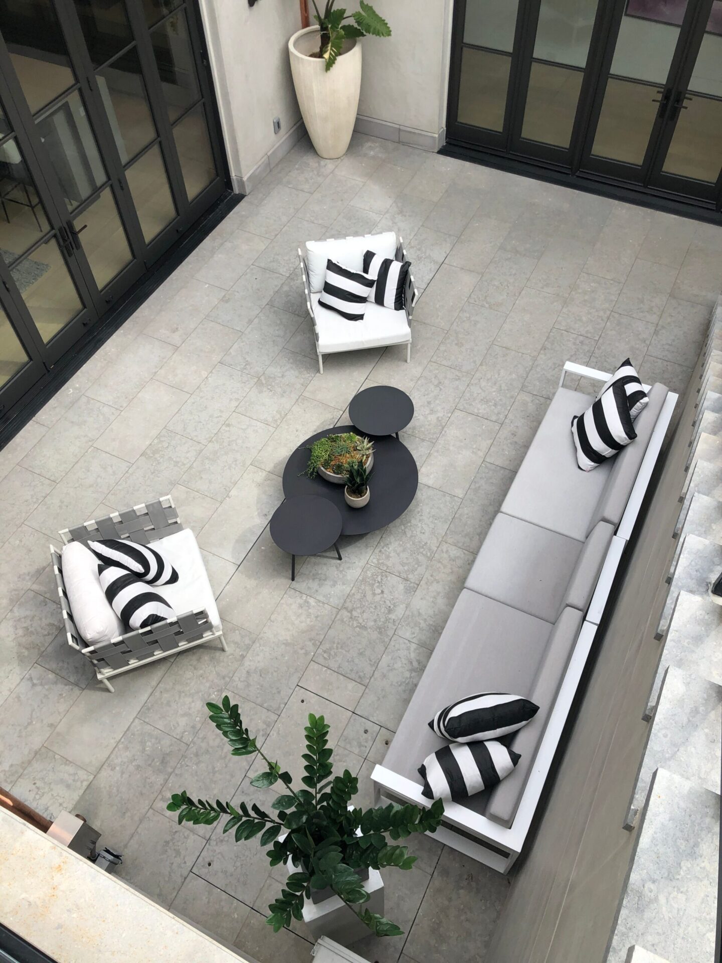 Blue Nobili Tile - Outdoor Patio