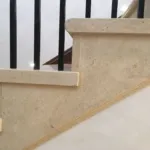 Corton Beige Tile - Staircase