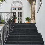 Black Basalt Tile - Staircase