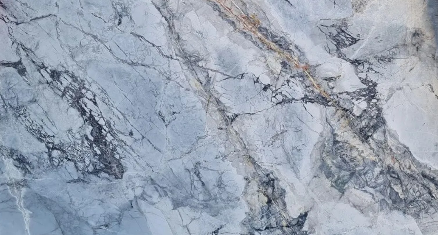 Invisible Grey Marble Slab