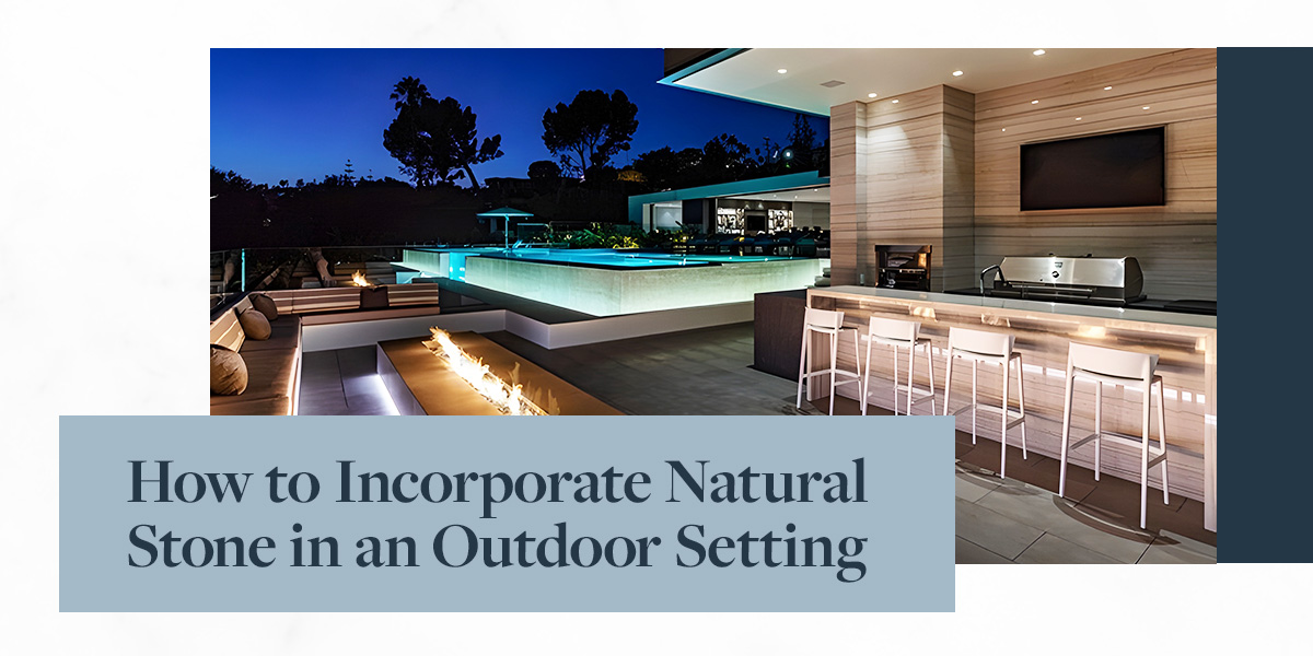 How to Incorporate Natural Stone in an Outdoor Setting