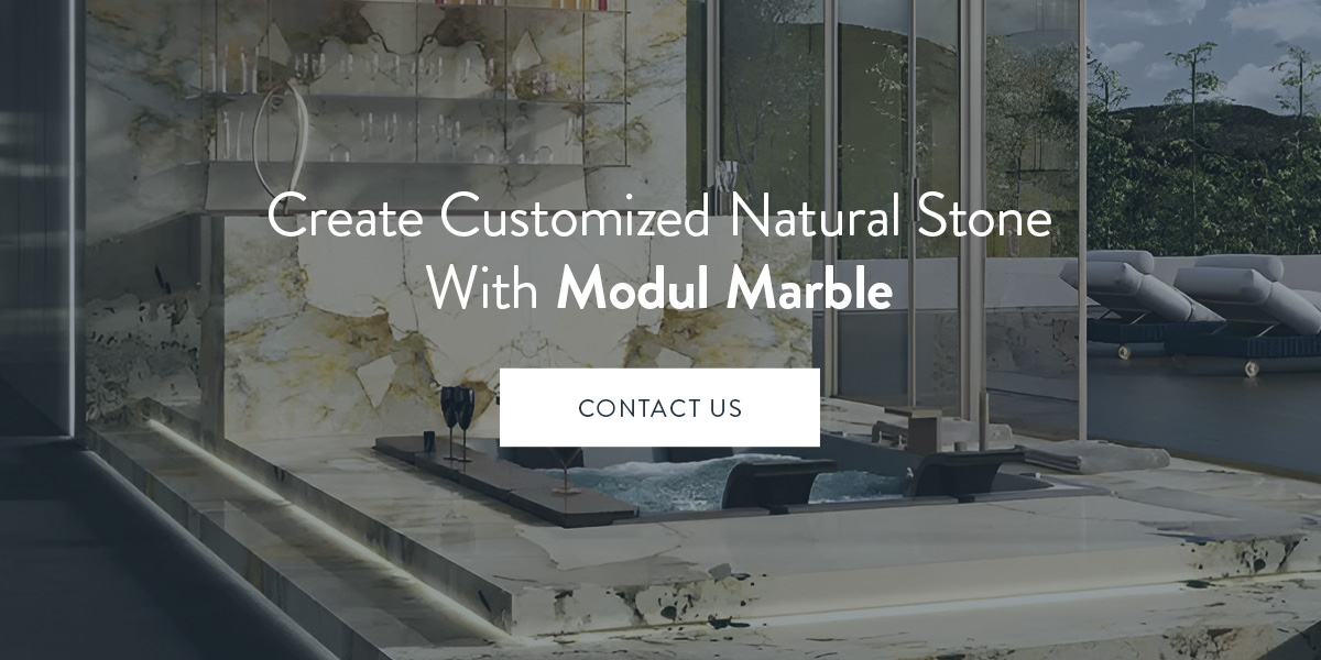 Create customized natural stone with Modul Marble.