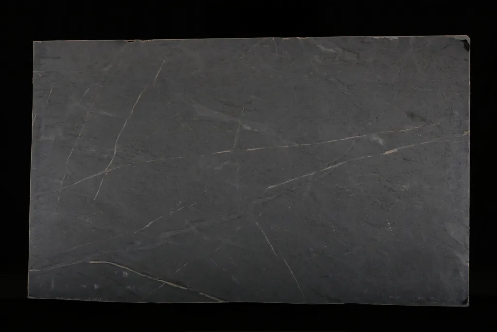 Black soapstone slab.