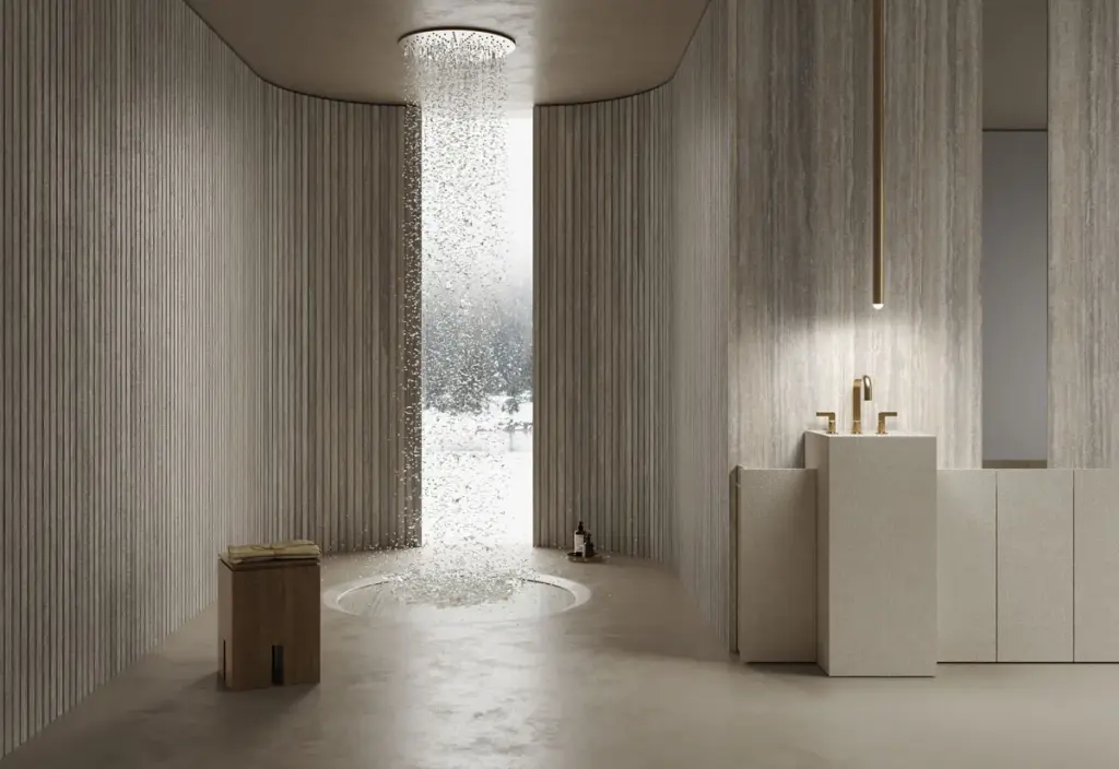 Travertino Trilogy by Infinity Surfaces