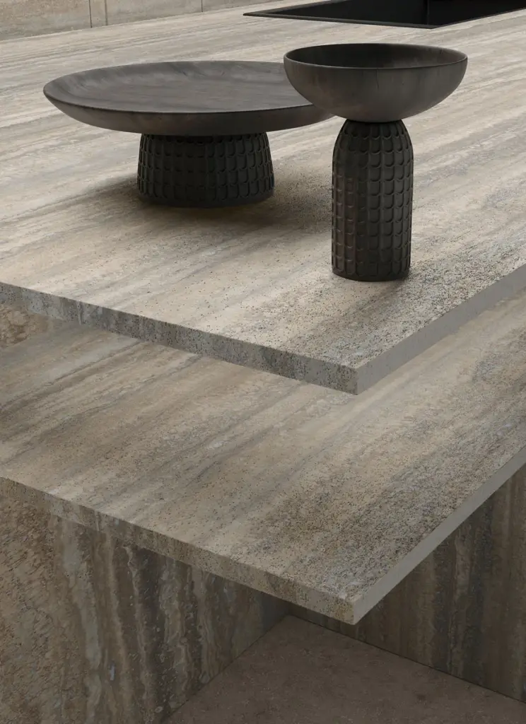Travertino Trilogy by Infinity Surfaces