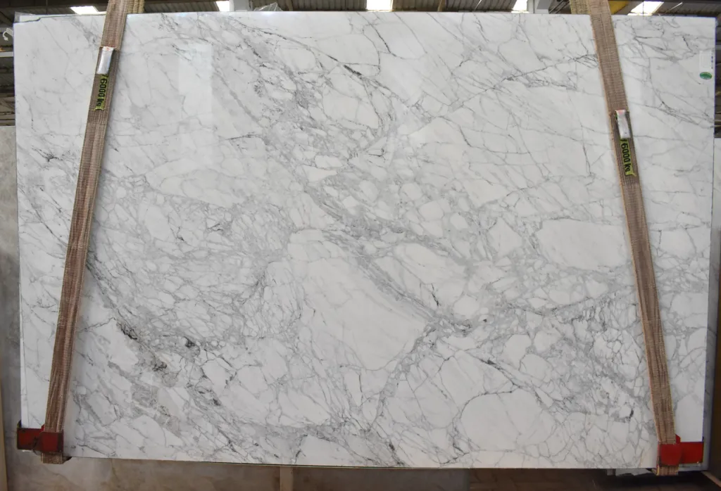 Calacatta chiara slab.