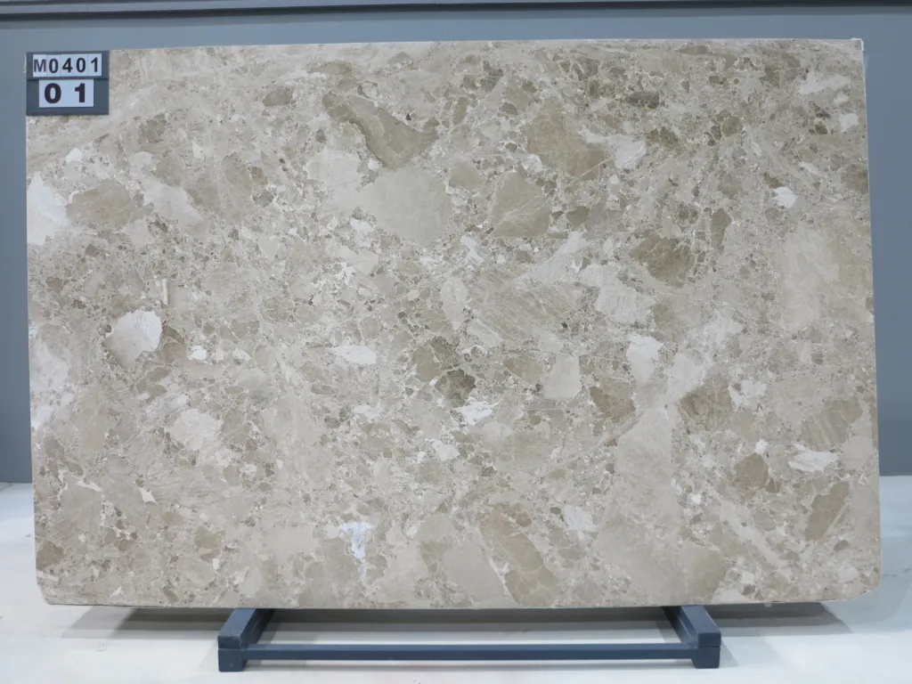 Ceppo cream marble slab.